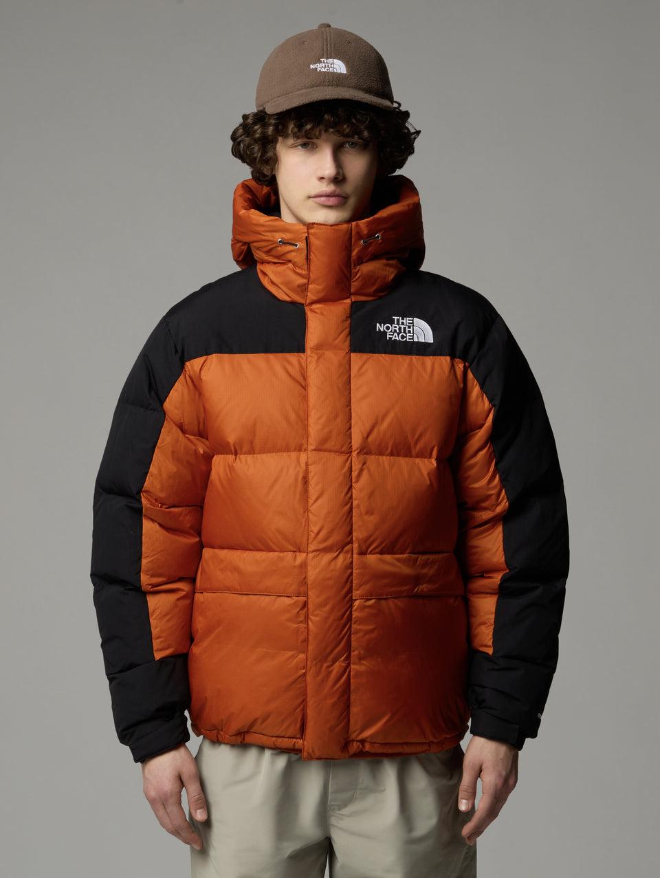 THE NORTH FACE Piumino con Cappuccio Color Block Himalayan Terra/Nero