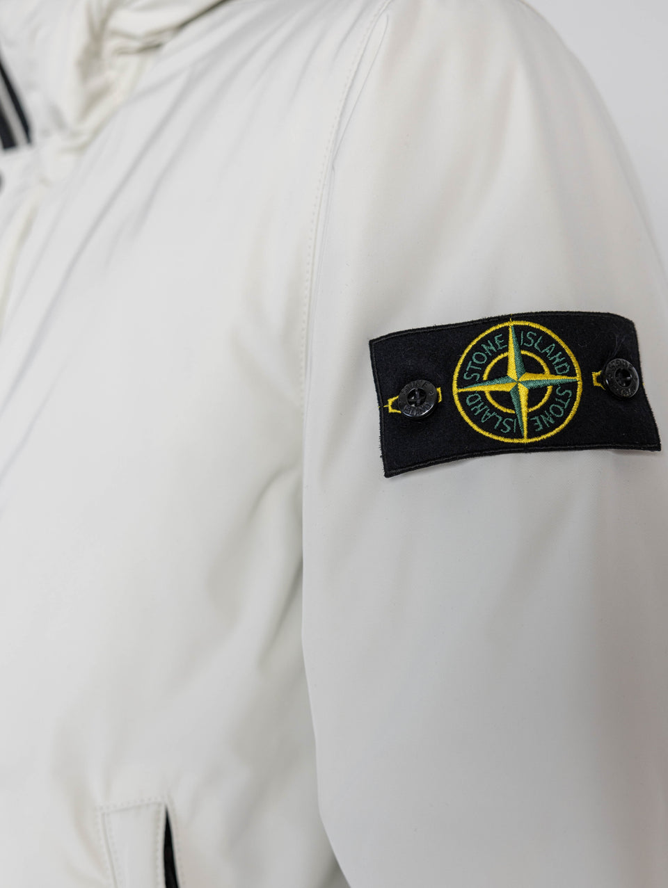 STONE ISLAND Piumino In Micro Twill Con Imbottitura Stucco