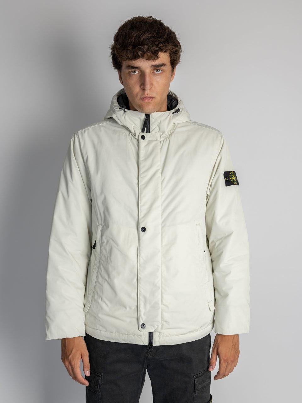 STONE ISLAND Piumino in Micro Twill con Imbottitura Stucco