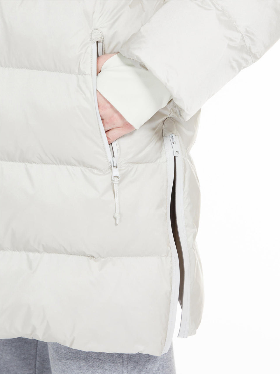 MAX MARA LEISURE Piumino In Tela Di Nylon Con Imbottitura In Luxepad Ghiaccio