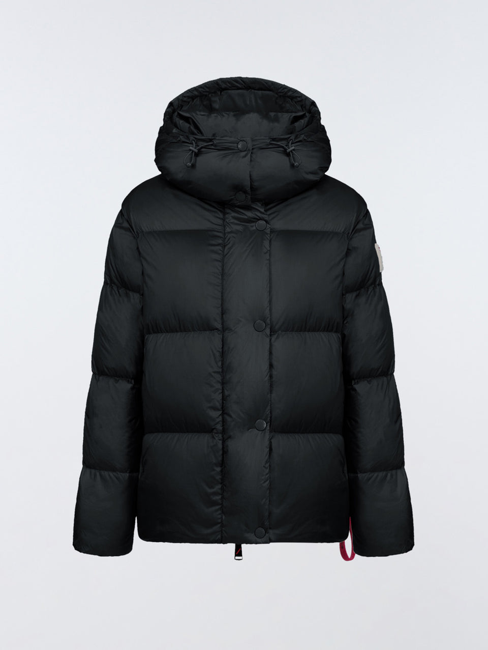 AFTER LABEL Piumino Kipnuk Lucido con Cappuccio Nero
