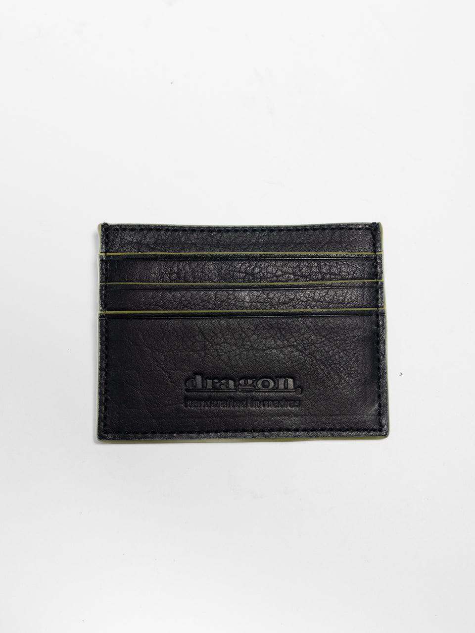 DRAGON DIFFUSION Portafoglio In Pelle Check Zip Around Wallet Nero