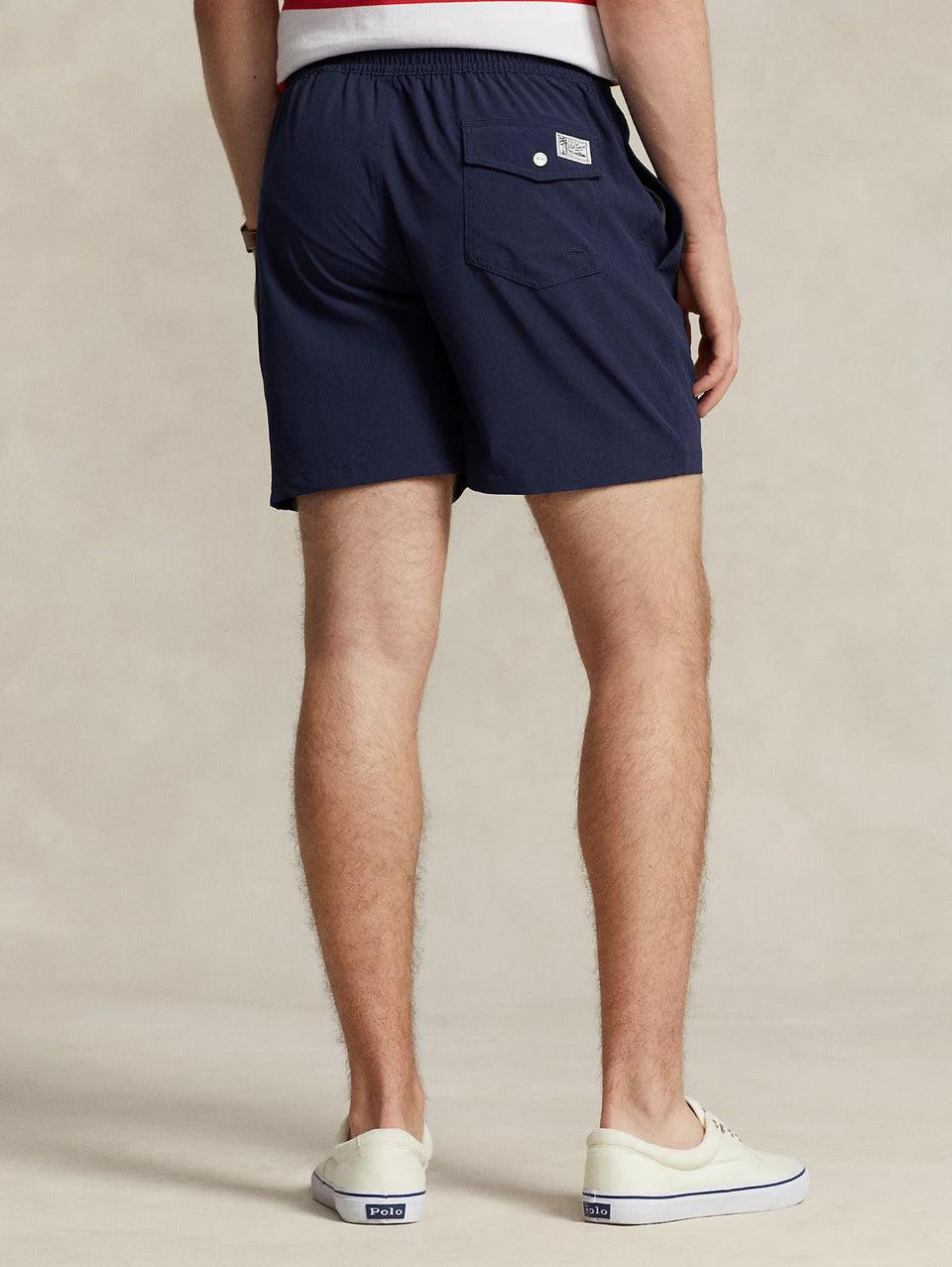 RALPH LAUREN Boxer Da Mare Stretch Blu Navy
