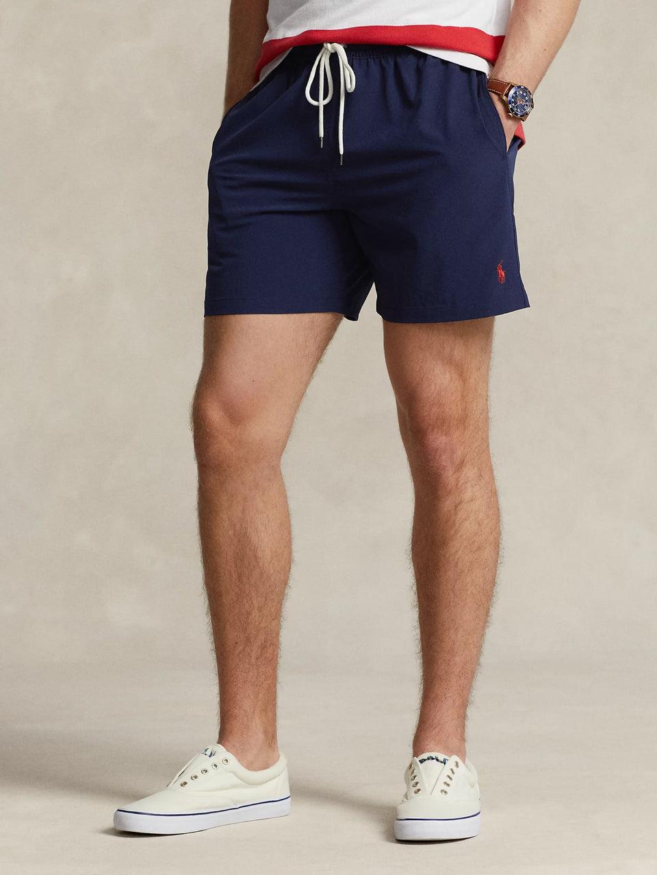 RALPH LAUREN Boxer da Mare Stretch Blu Navy