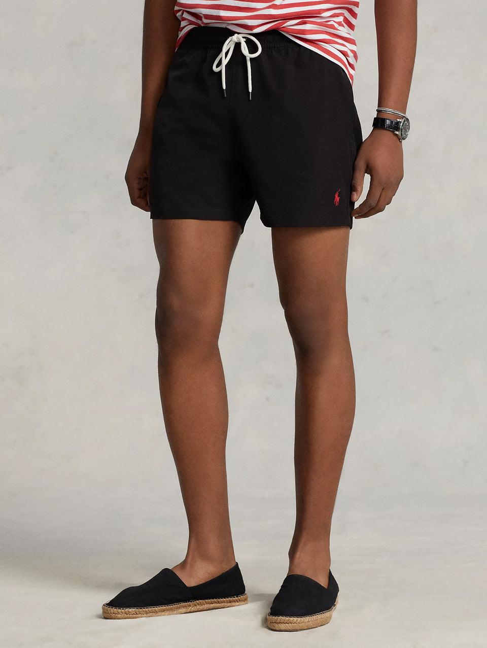 RALPH LAUREN Boxer da Mare Stretch Nero