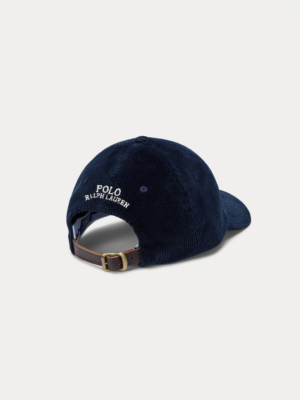 RALPH LAUREN Cappello In Velluto A Coste Blu