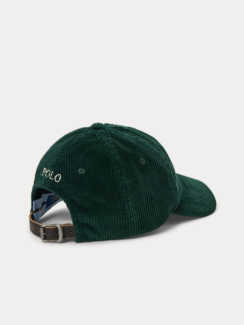 RALPH LAUREN Cappello In Velluto A Coste Verde