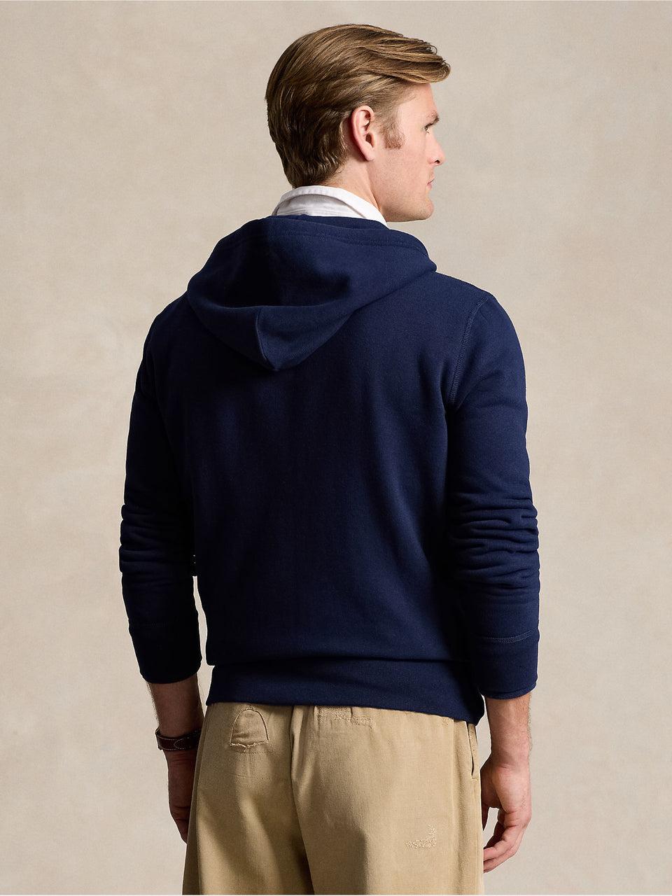 RALPH LAUREN Felpa Con Cappuccio Blu