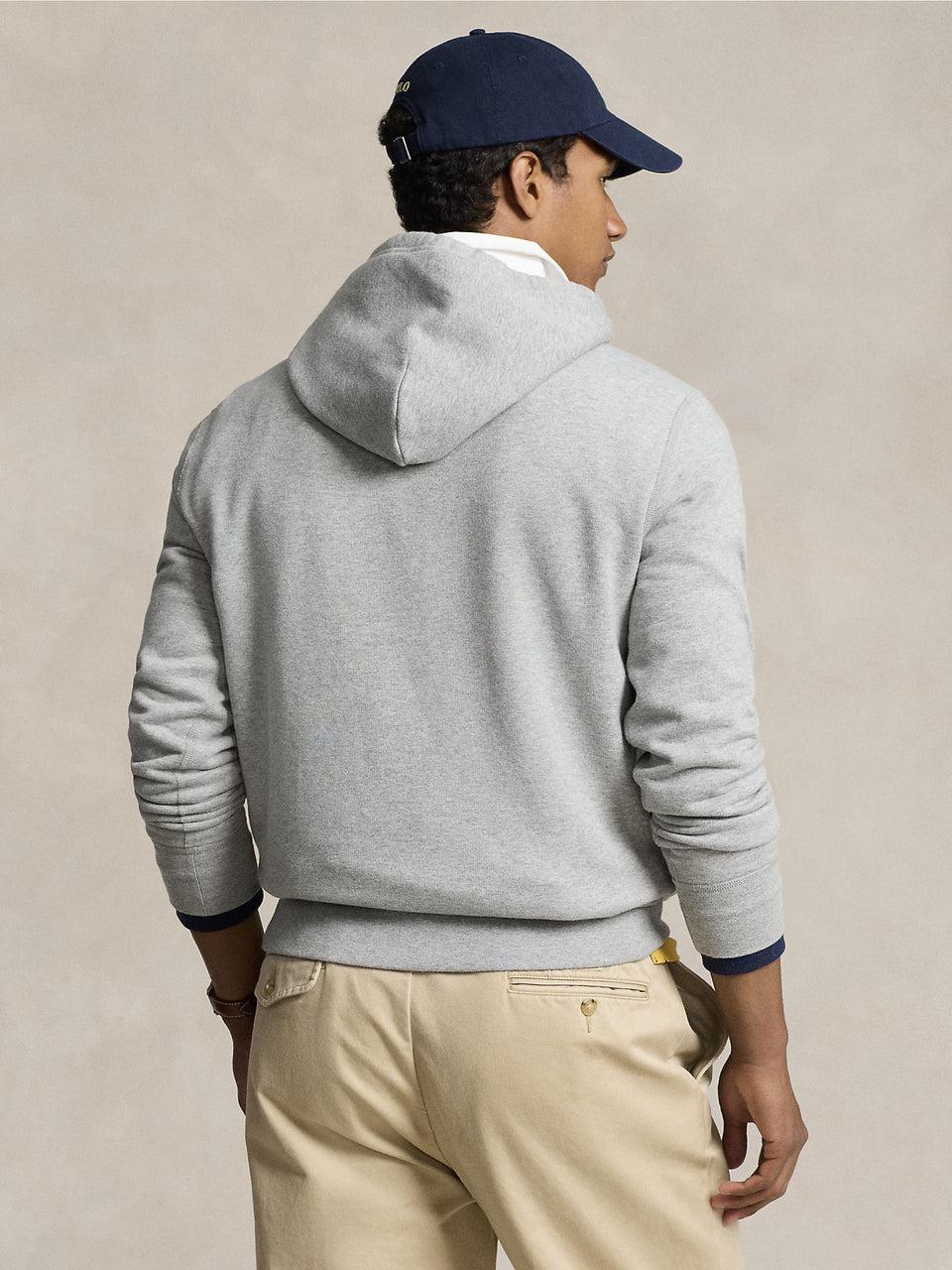 RALPH LAUREN Felpa Con Cappuccio Grigio