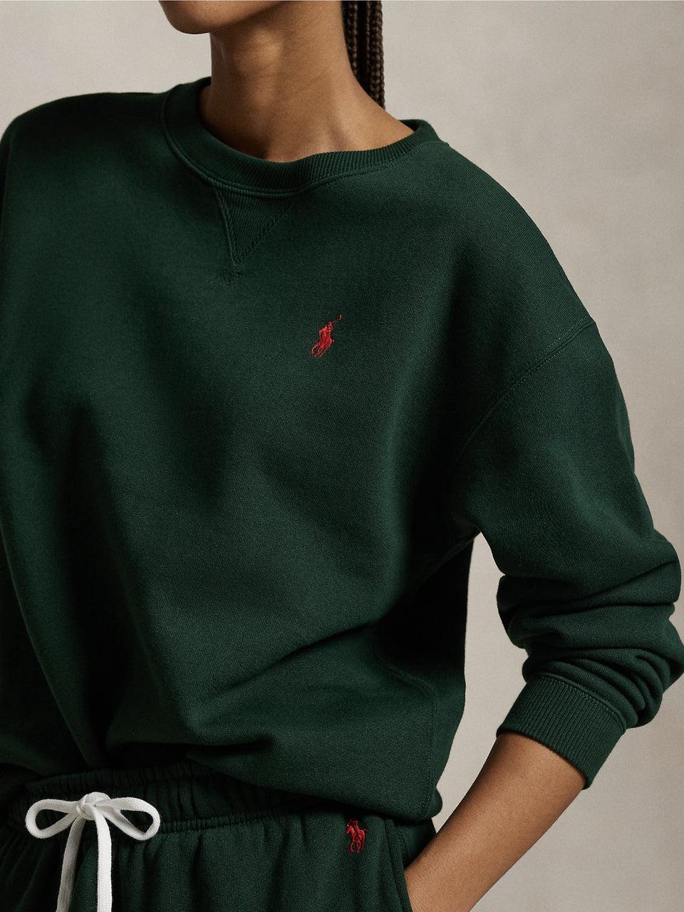 RALPH LAUREN Felpa Girocollo Verde