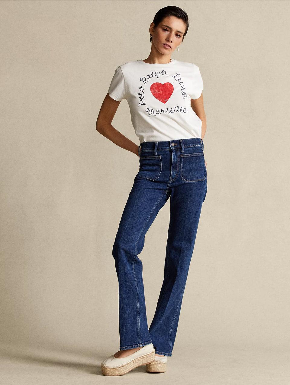 RALPH LAUREN Jeans Gamba Larga Svasata Blu