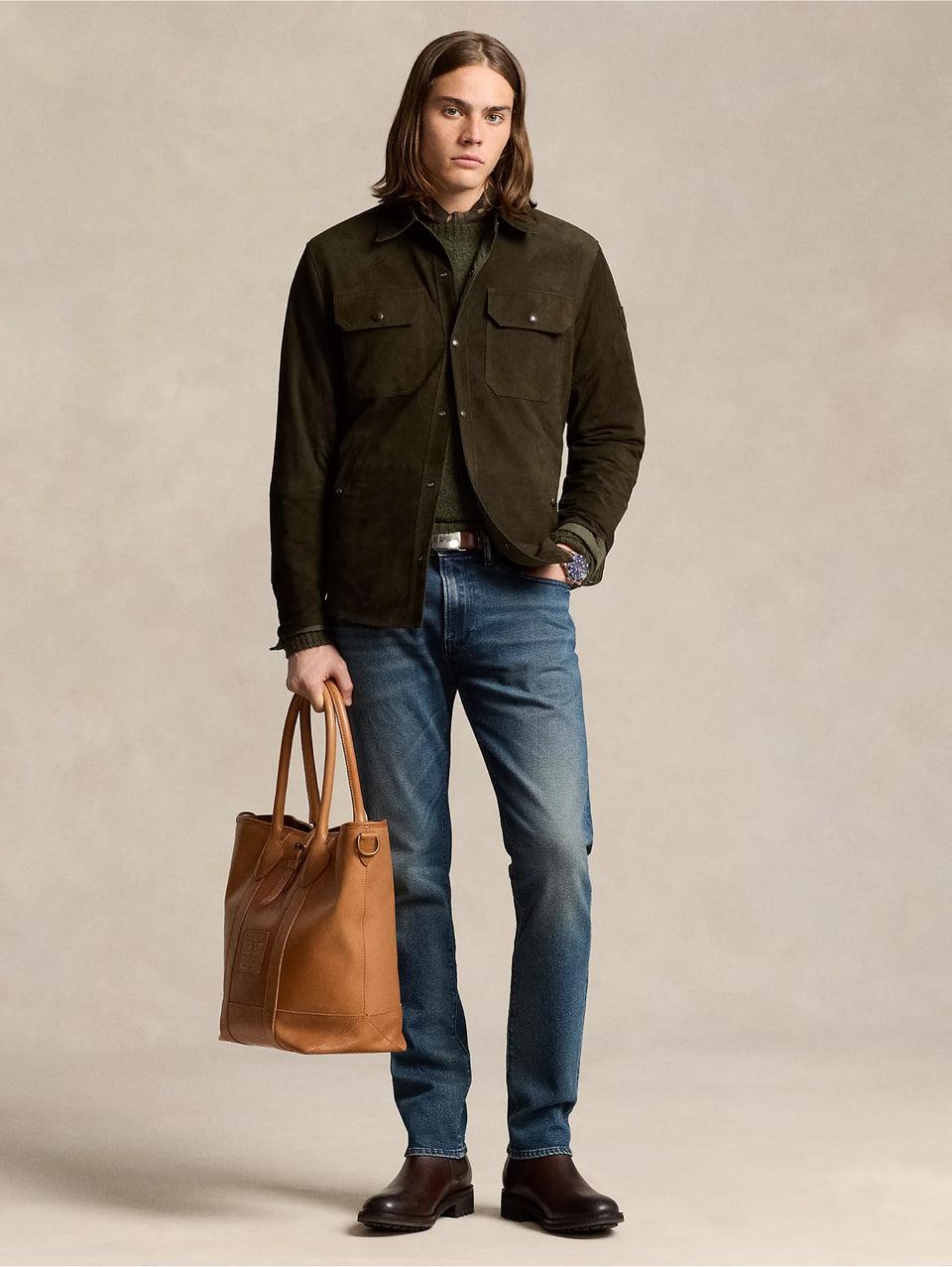 RALPH LAUREN Jeans Sullivan In Cotone Stretch Blu
