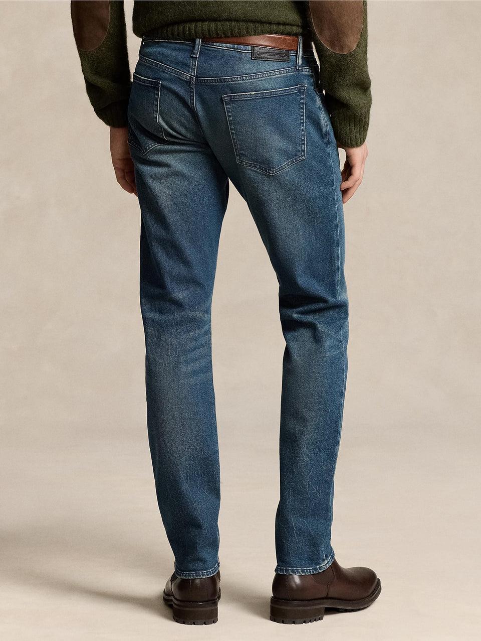 RALPH LAUREN Jeans Sullivan In Cotone Stretch Blu