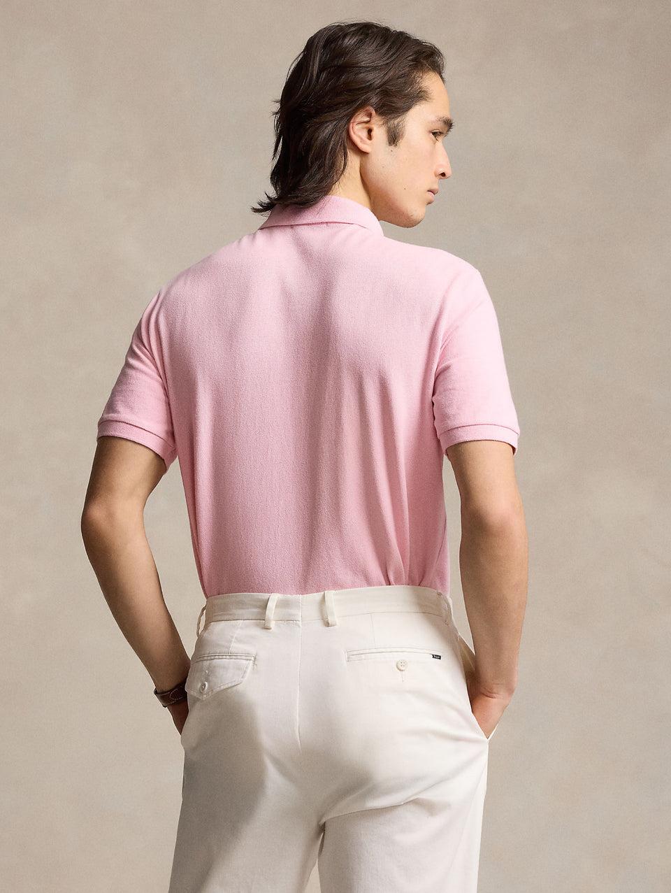 RALPH LAUREN Polo In Mesh Slim Fit Rosa