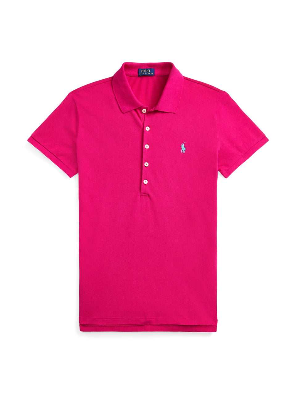 RALPH LAUREN Polo Manica Corta Slim Fit Rosa