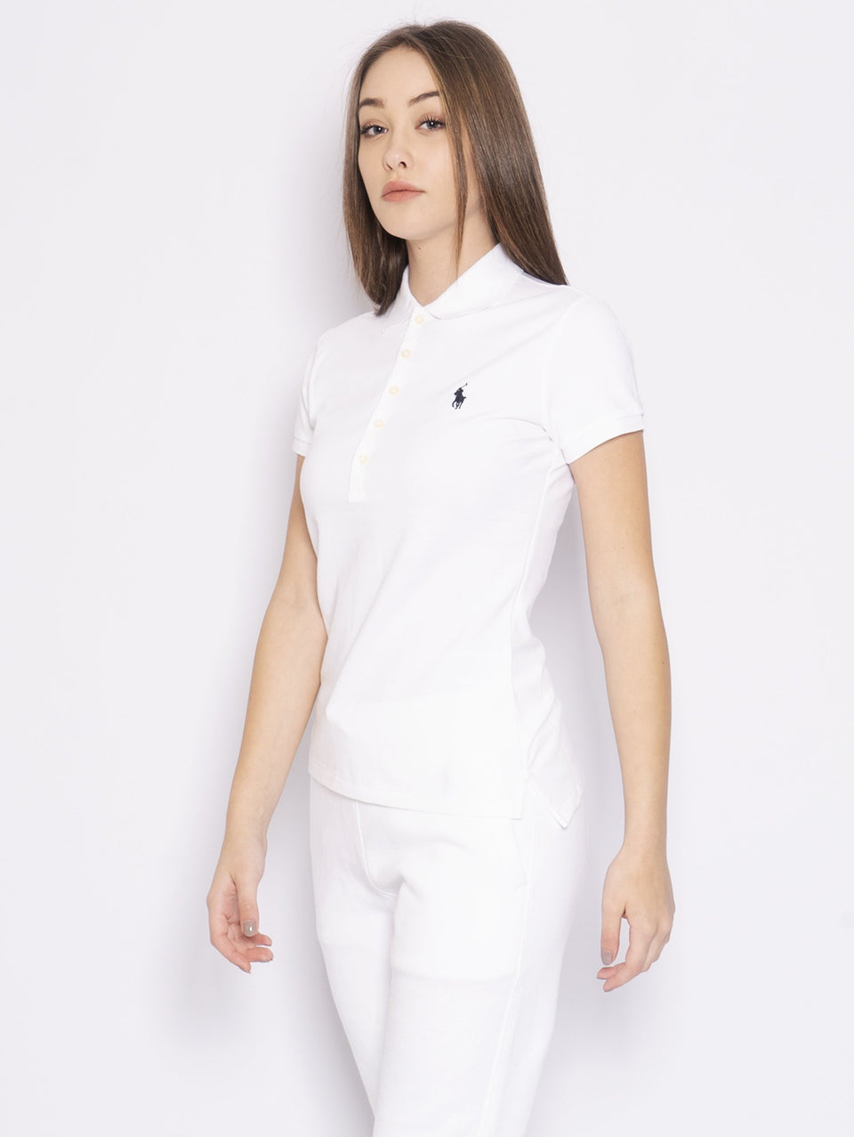 RALPH LAUREN Polo Skinny Bianco
