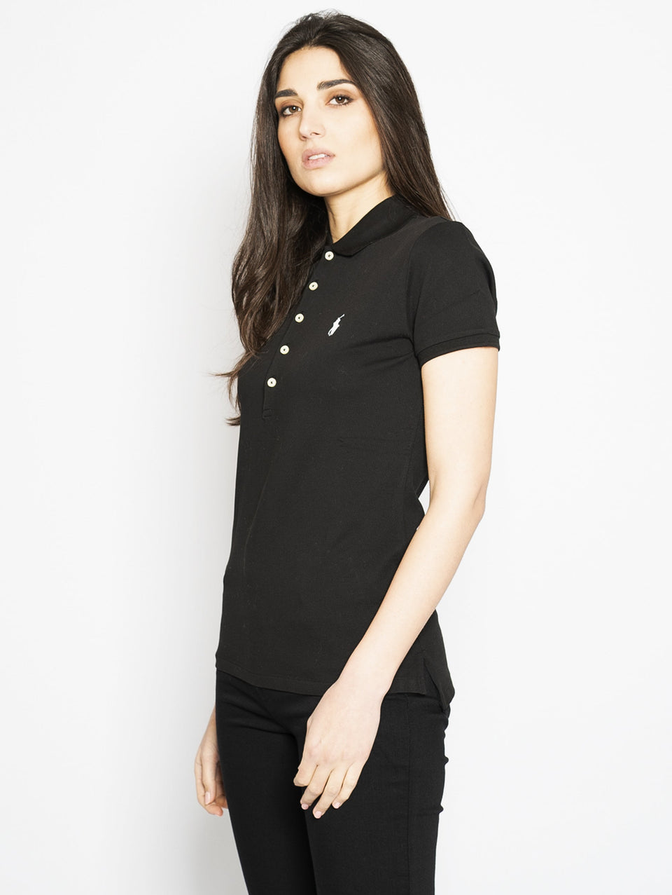 RALPH LAUREN Polo Skinny Nero