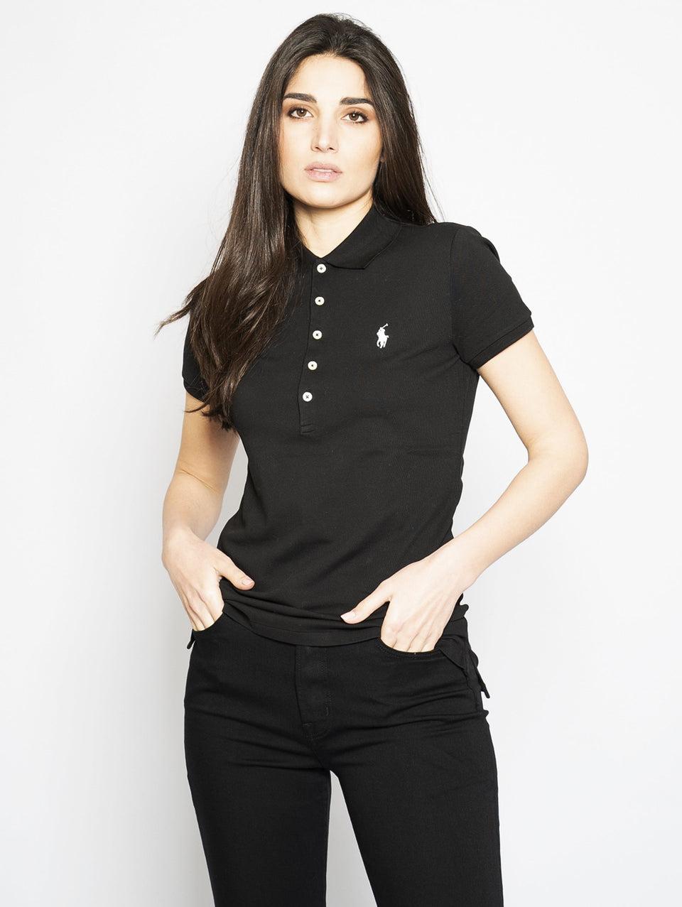 RALPH LAUREN Polo Skinny Nero