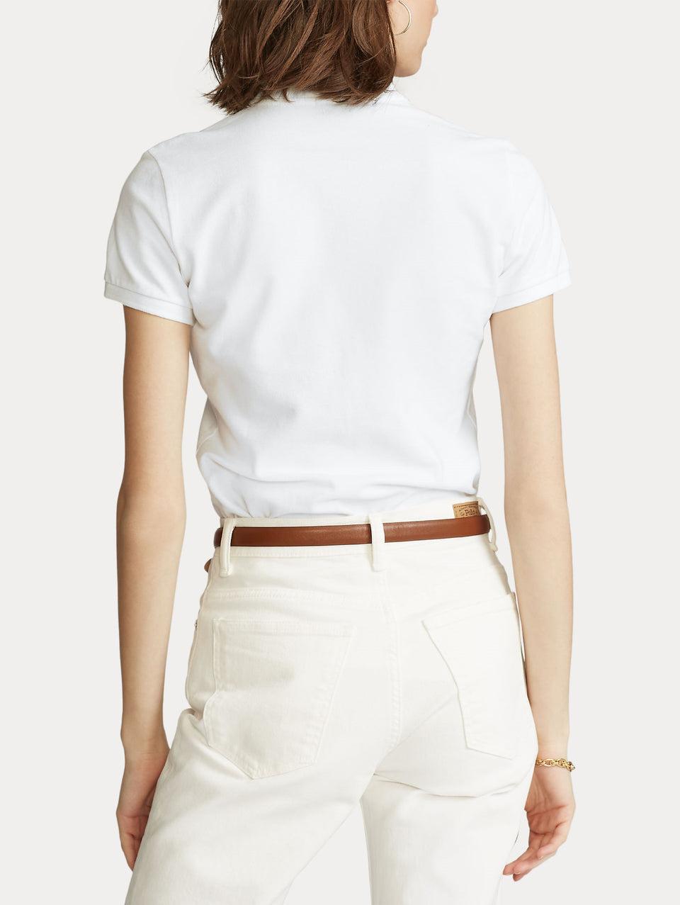 RALPH LAUREN Polo Slim Fit Bianco