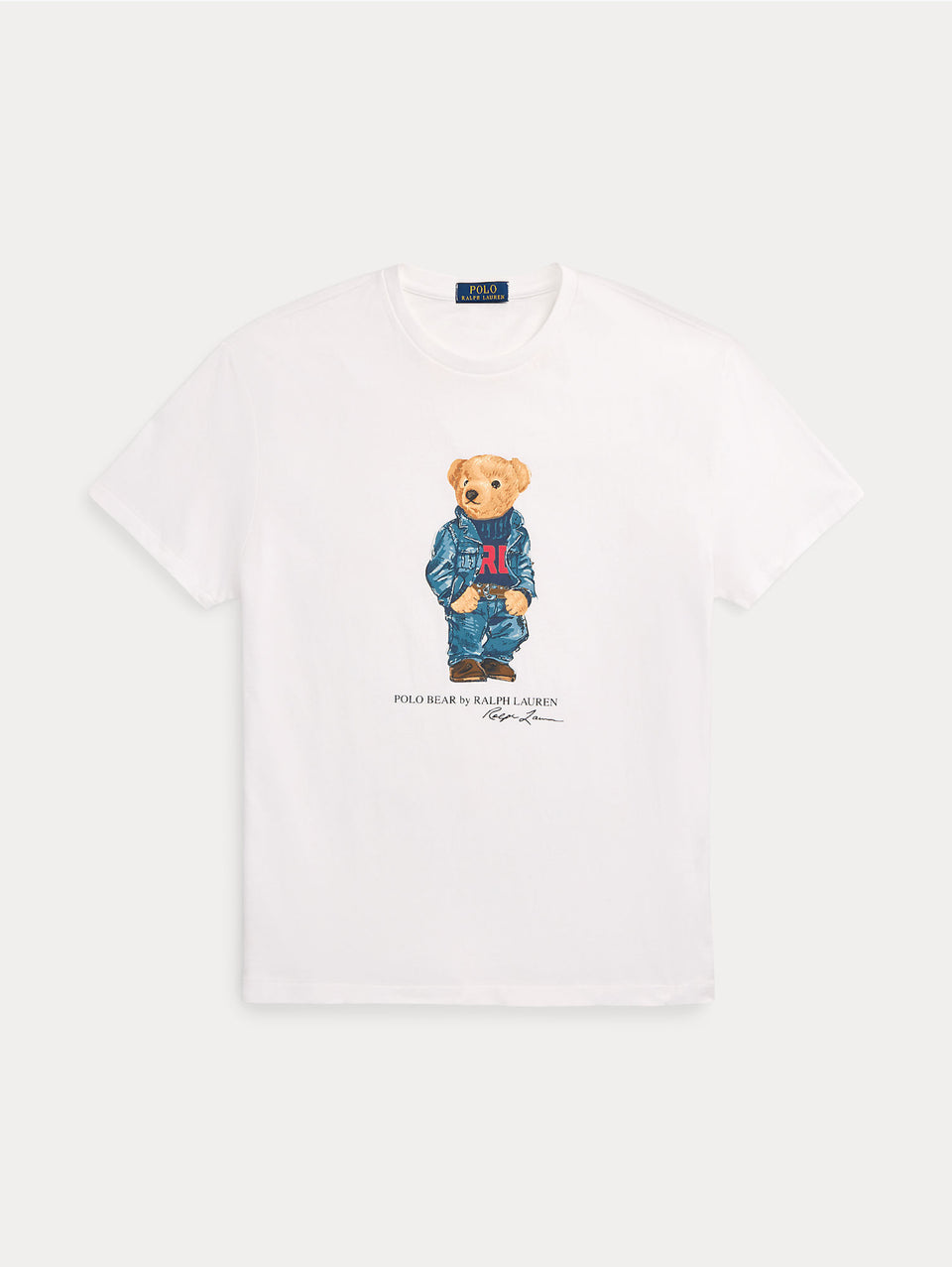 RALPH LAUREN T-shirt Girocollo Polo Bear Bianco