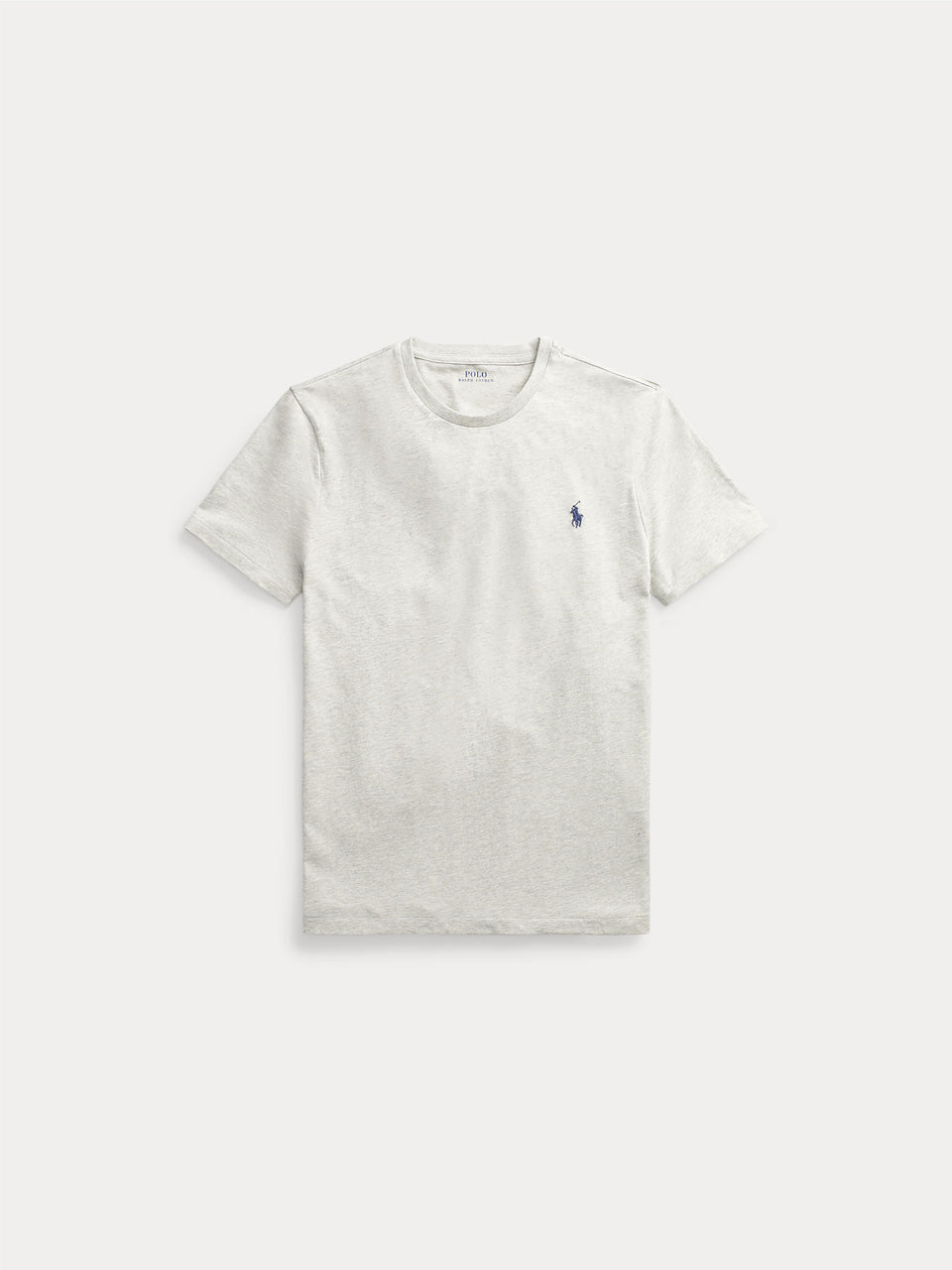 RALPH LAUREN T-shirt In Cotone Basica Grigio