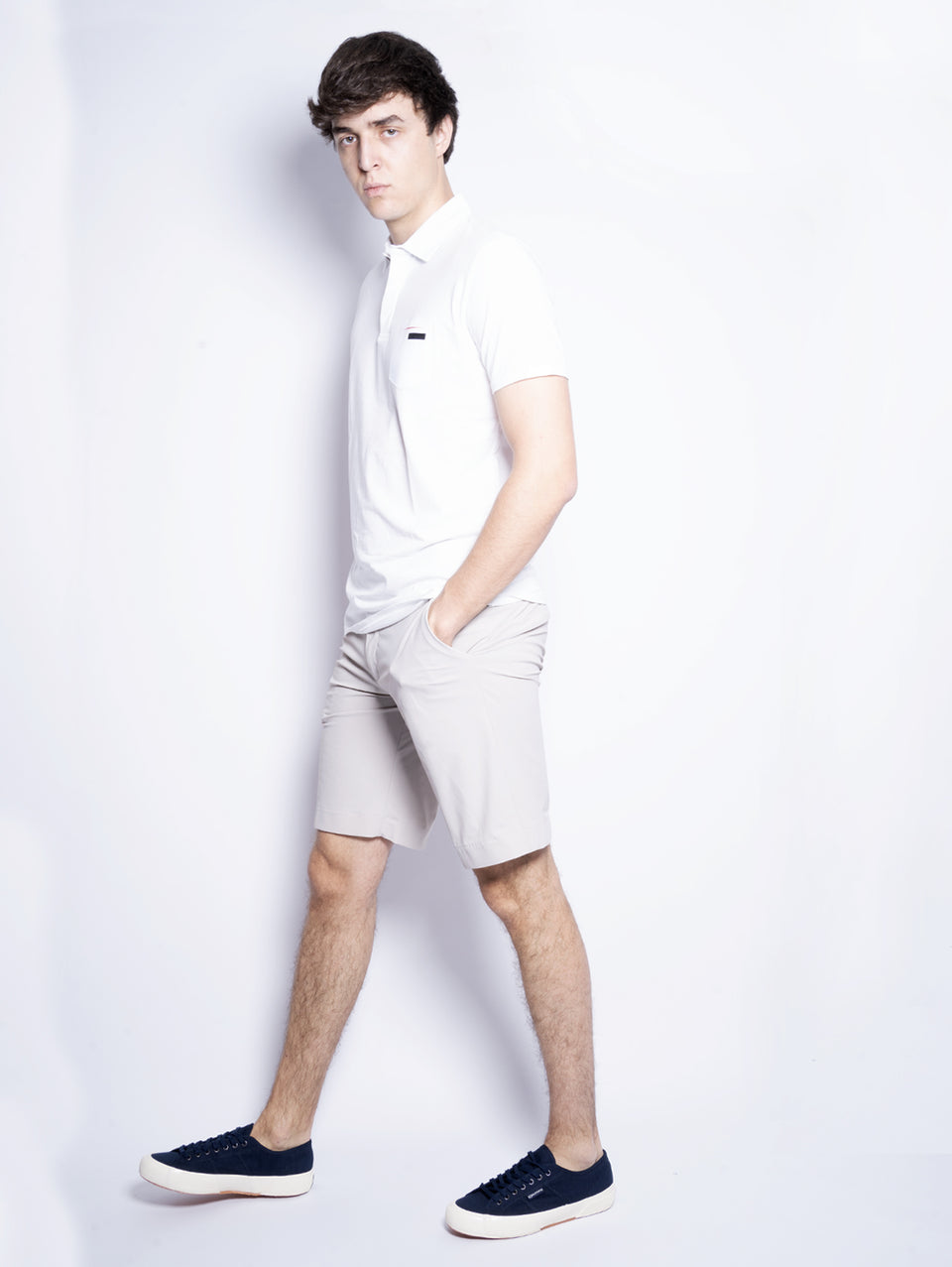 RRD Bermuda in Tessuto Stretch Sabbia