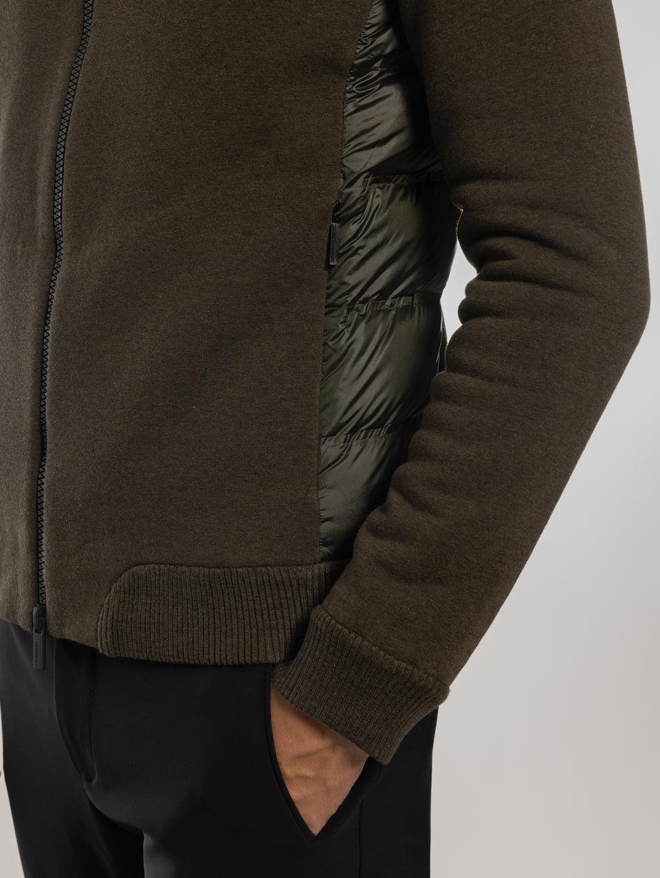 RRD Felpa Con Inserti Laterali Verde