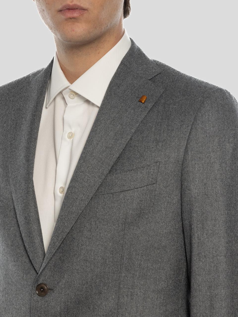 SARTORIA LATORRE Completo In Lana Grigio Melange