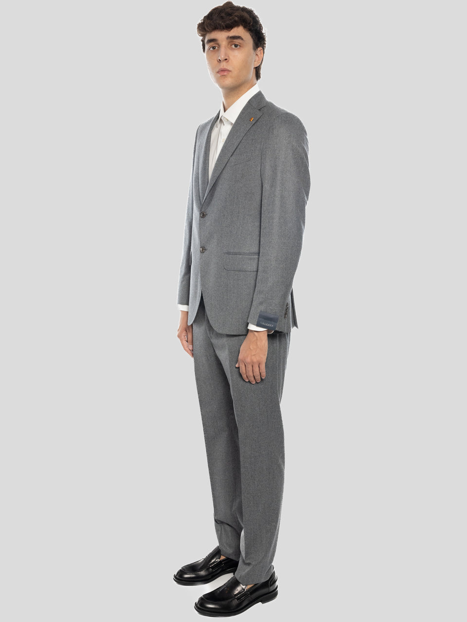 SARTORIA LATORRE Completo In Lana Grigio Melange