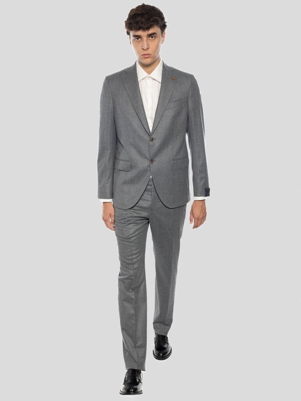 SARTORIA LATORRE Completo in Lana Grigio Melange