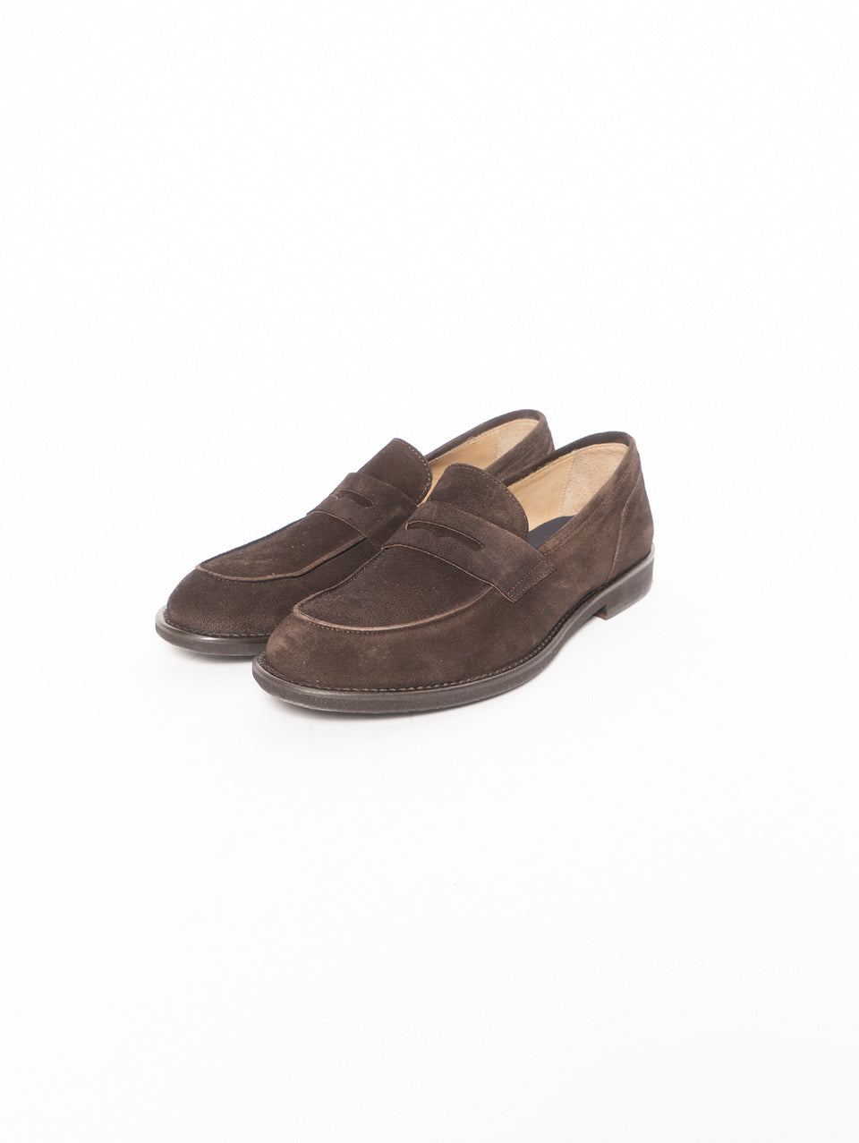 SEBOY'S Mocassini In Pelle Scamosciata Marrone