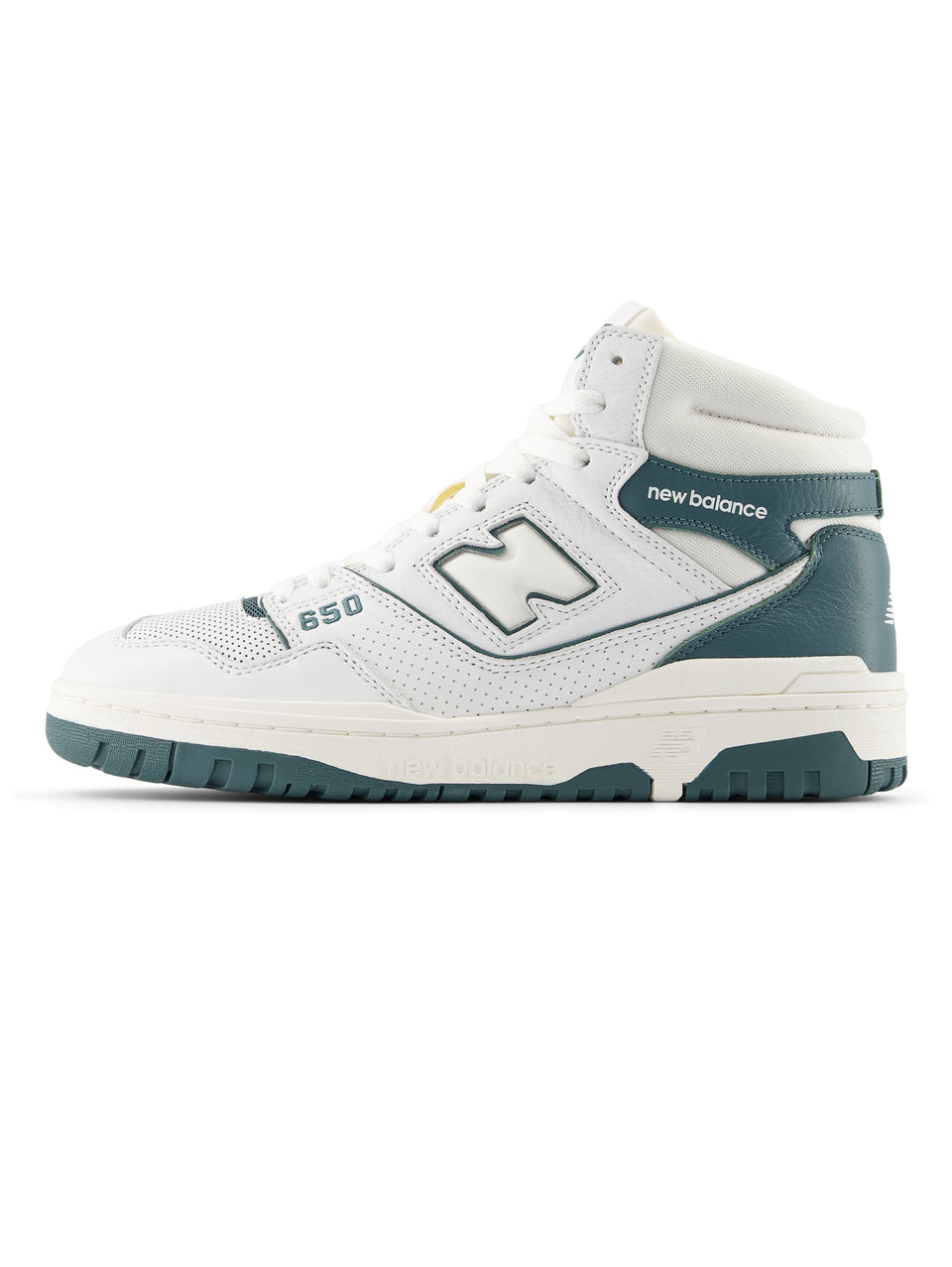 NEW BALANCE Sneakers Alte Retrò 650 Bianco/Petrolio