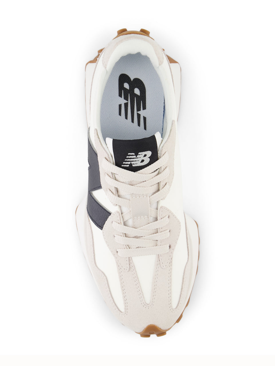 NEW BALANCE Sneakers Retrò 327 In Pelle Bianco/Nero