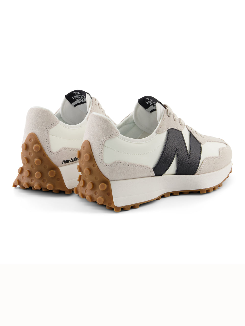 NEW BALANCE Sneakers Retrò 327 In Pelle Bianco/Nero