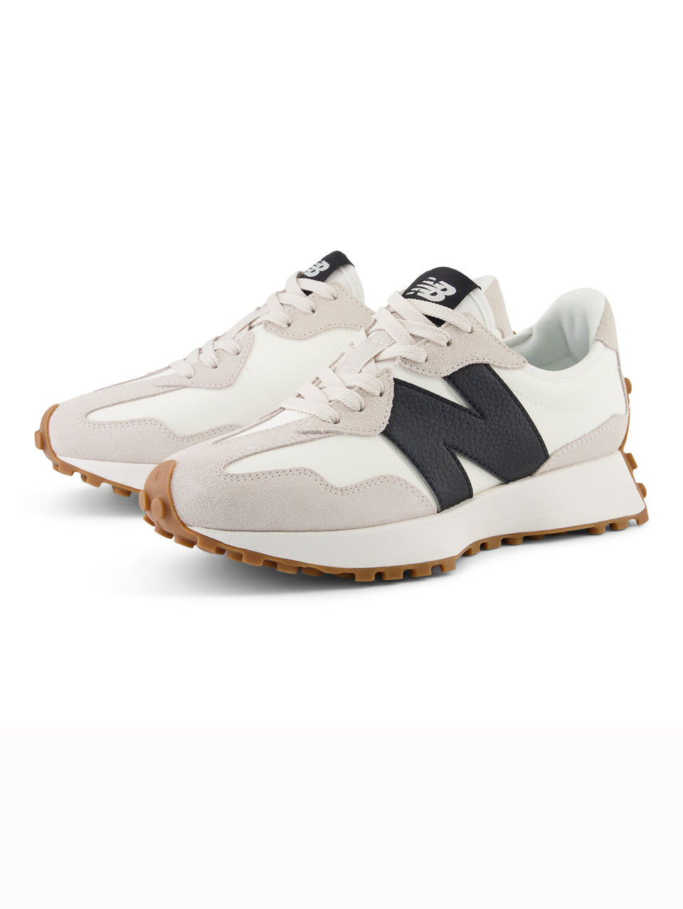 NEW BALANCE Sneakers Retrò 327 In Pelle Bianco/Nero