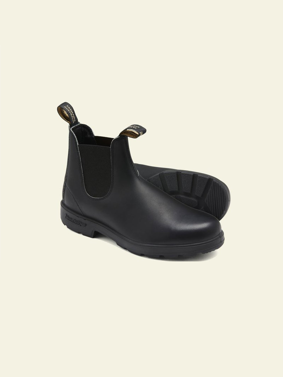 BLUNDSTONE Stivaletti Chelsea In Pelle Con Elastici Nero/Nero