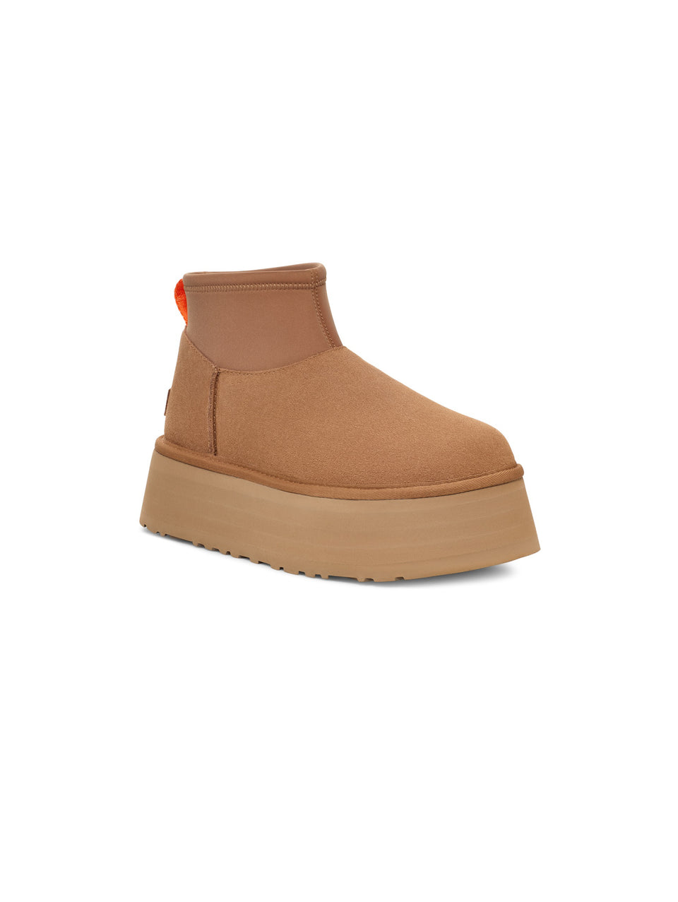 UGG Stivaletti Con Plateau Classic Mini Dipper Castagna