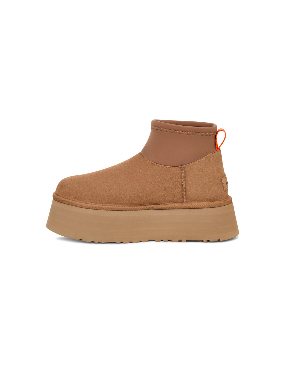 UGG Stivaletti Con Plateau Classic Mini Dipper Castagna