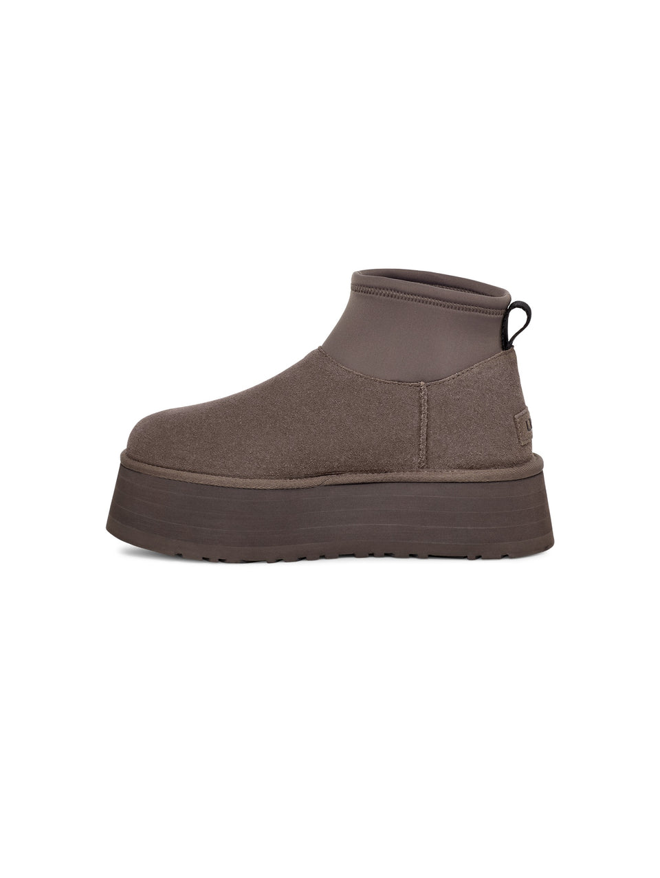 UGG Stivaletti Con Plateau Classic Mini Dipper Grigio