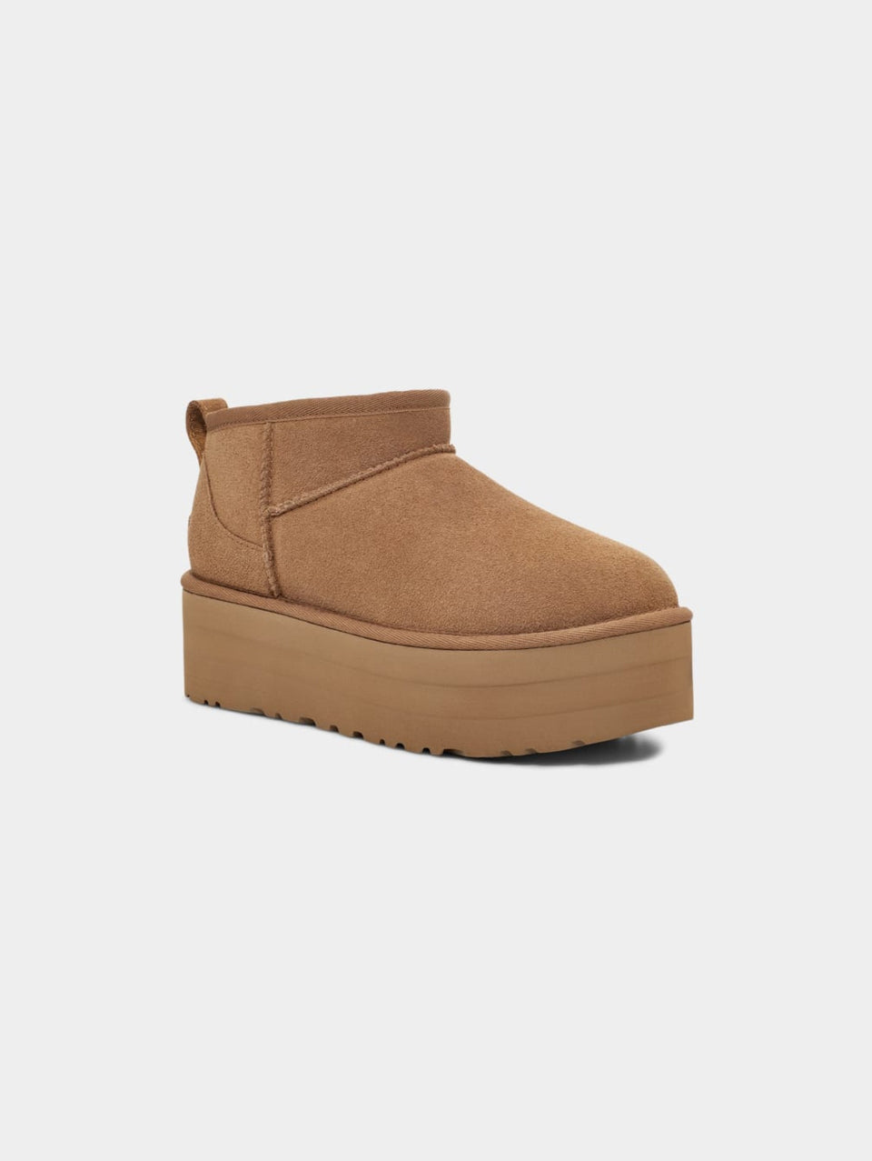 UGG Stivaletti Con Plateau Ultra Mini Platform Castagna