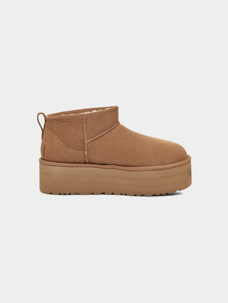 UGG Stivaletti Con Plateau Ultra Mini Platform Castagna