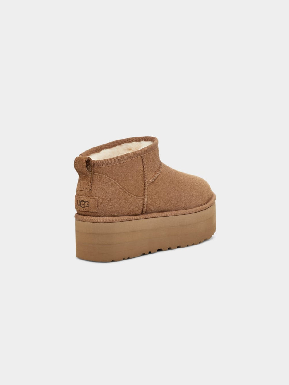 UGG Stivaletti Con Plateau Ultra Mini Platform Castagna