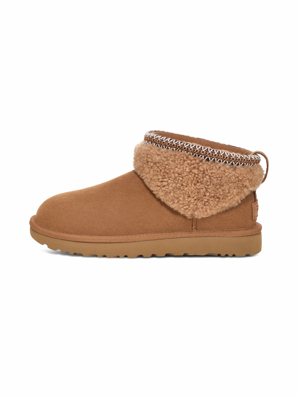 UGG Stivaletti in Montone Classic Ultra Mini Maxi Curly da Donna Castagna
