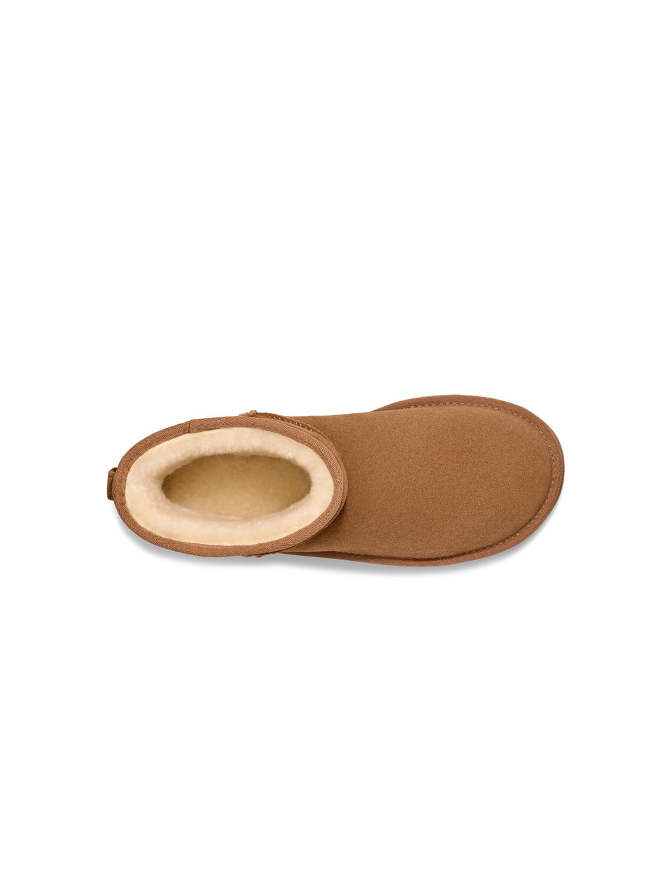 UGG Stivaletti In Montone Con Plateau Mini Classic Castagna