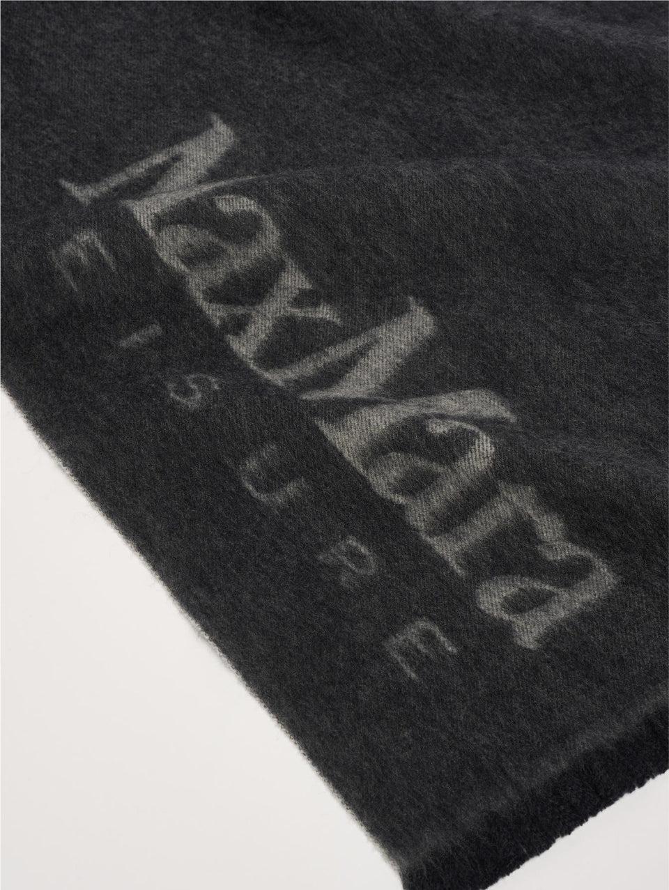 MAX MARA LEISURE Stola Con Lavorazione Jacquard Antracite