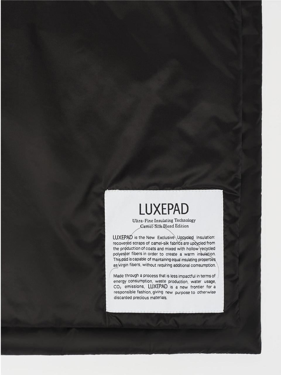 MAX MARA LEISURE Stola In Nylon Con Imbottitura Luxepad Nero