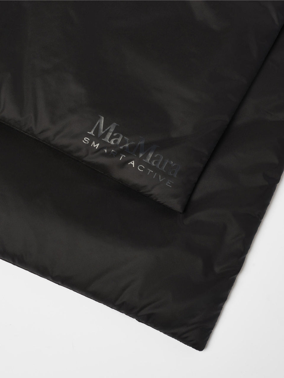 MAX MARA LEISURE Stola In Nylon Con Imbottitura Luxepad Nero