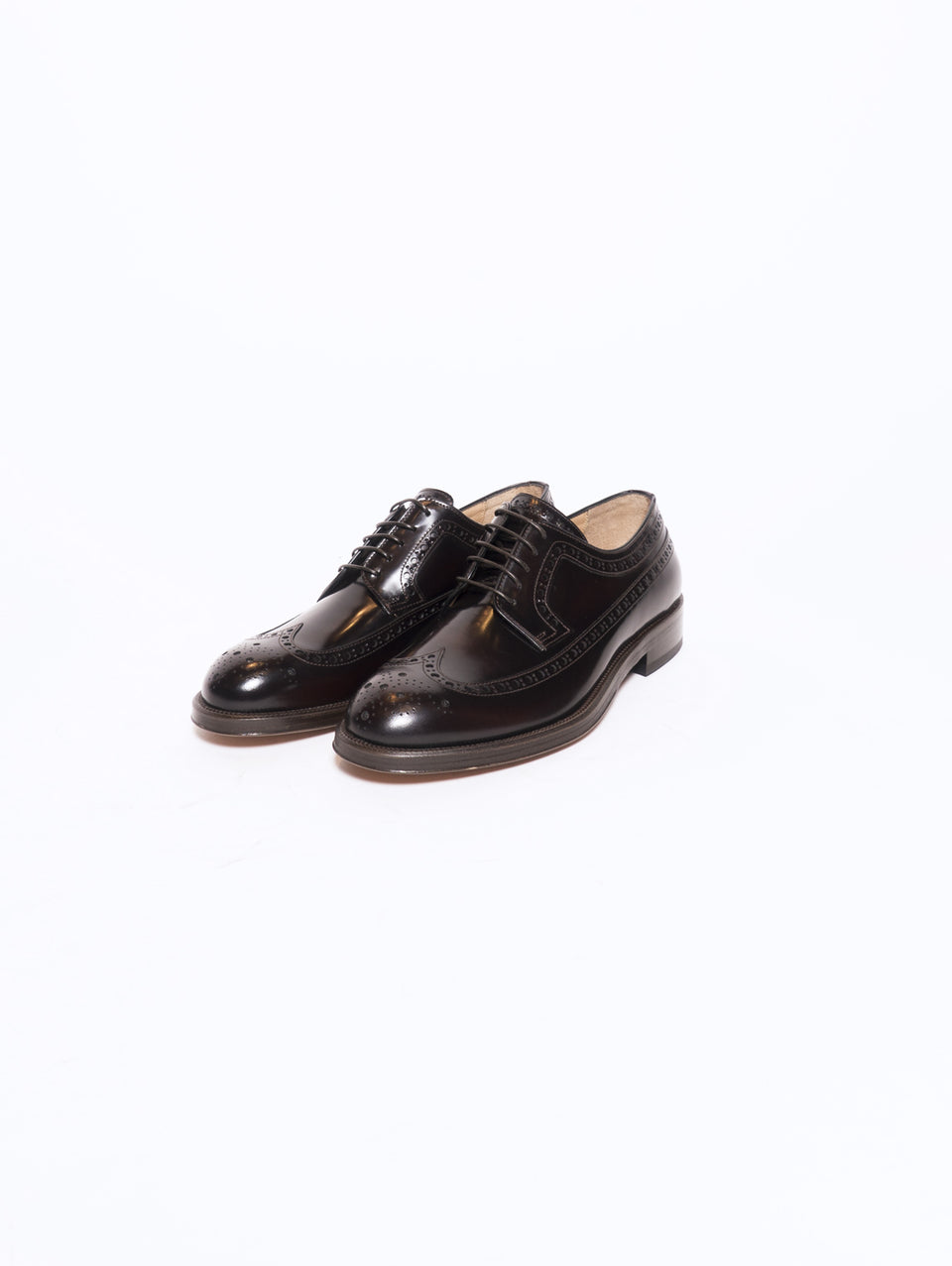 SEBOY'S Stringata Con Lavorazione Brogue Longwing Marrone