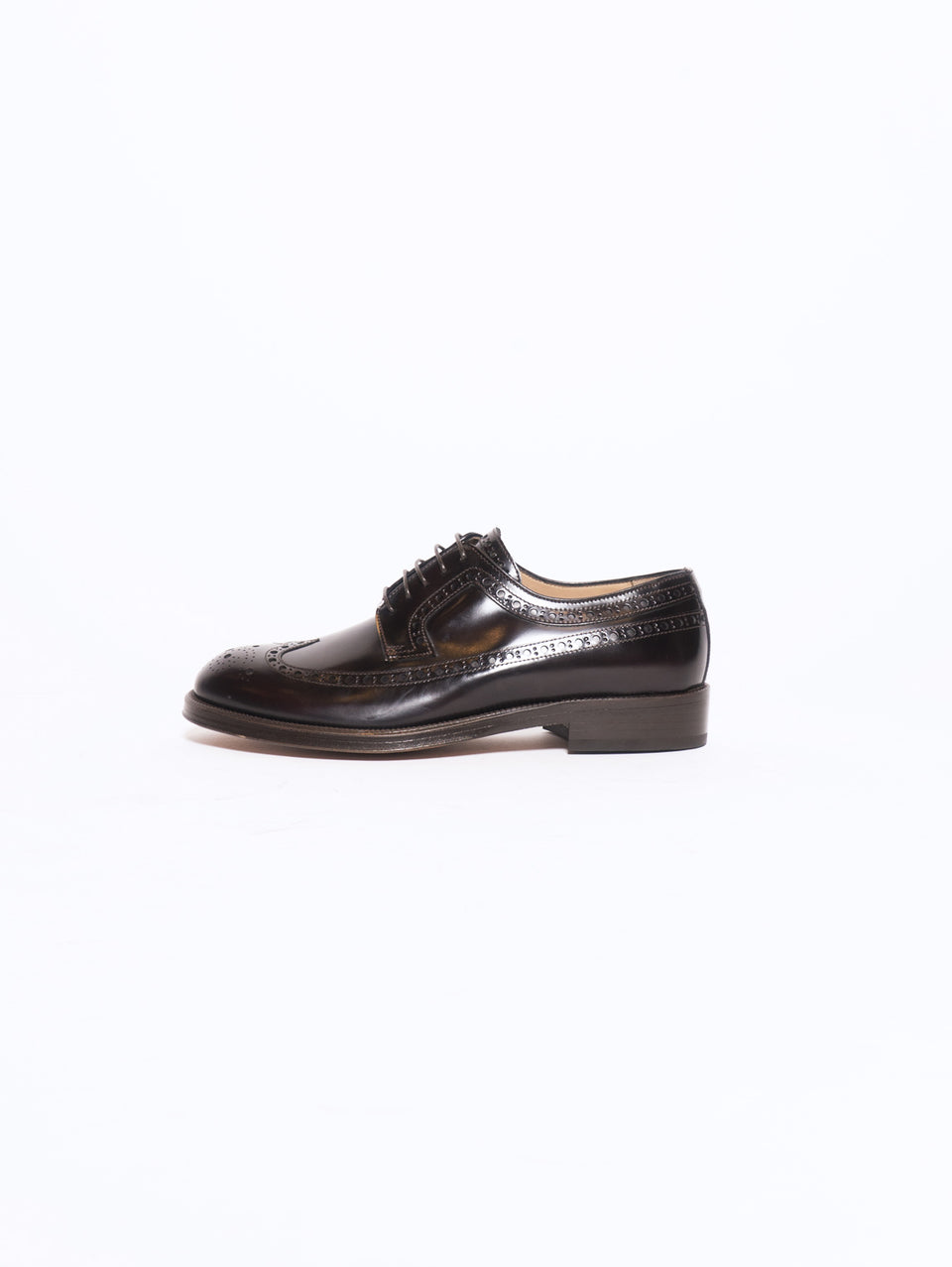 SEBOY'S Stringata con Lavorazione Brogue Longwing Marrone