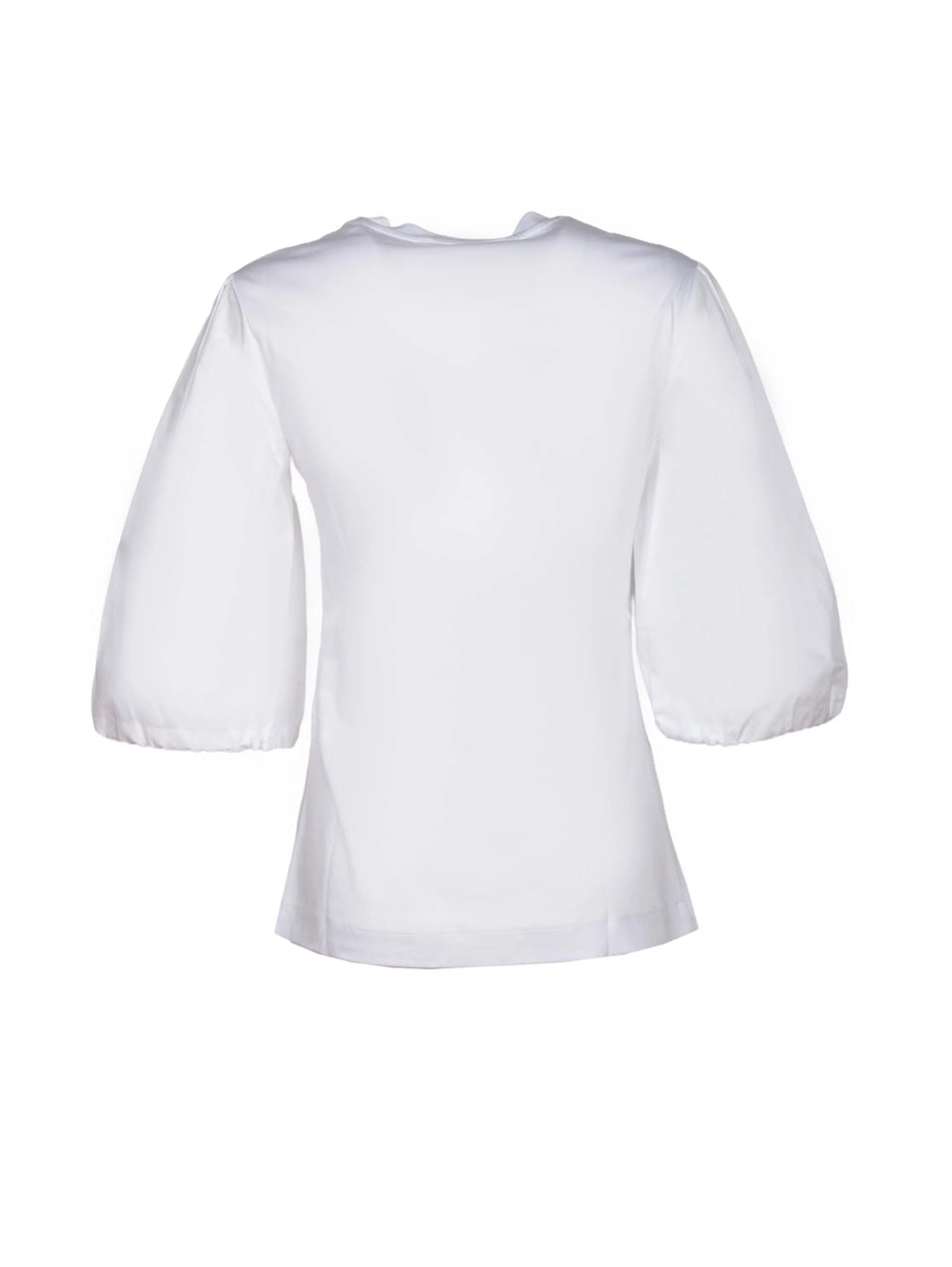 MAX MARA LEISURE T-shirt Con Maniche A Palloncino Bianco